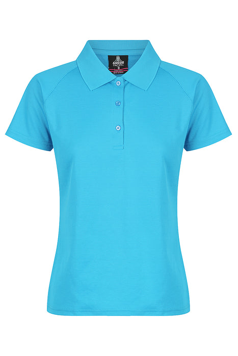 KEIRA LADY POLOS - PACIFIC BLUE