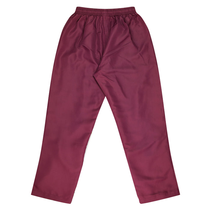 TRACKPANT KIDS TRACKPANTS - MAROON - RUNOUT