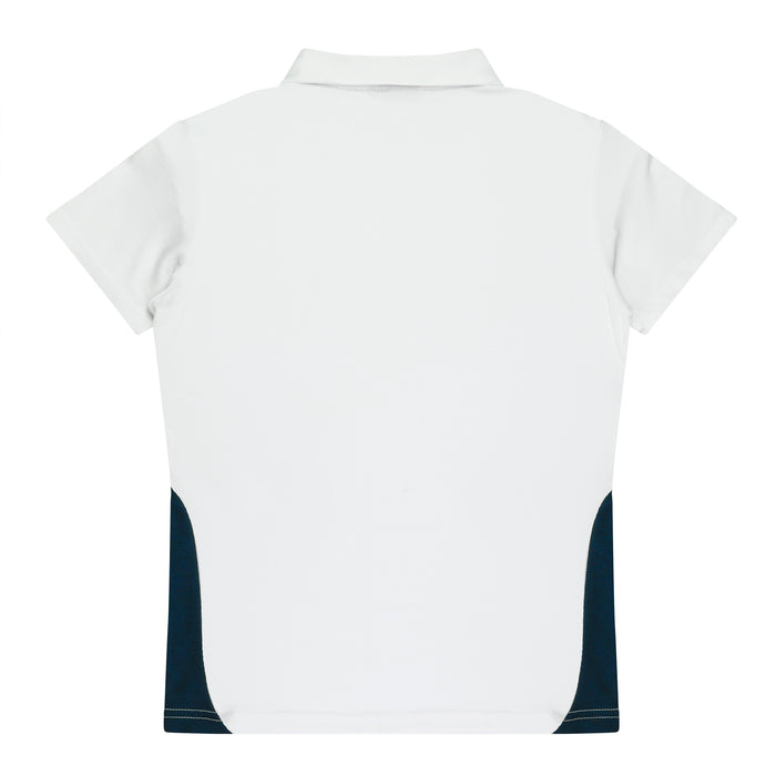 PATERSON LADY POLOS - WHITE/NAVY